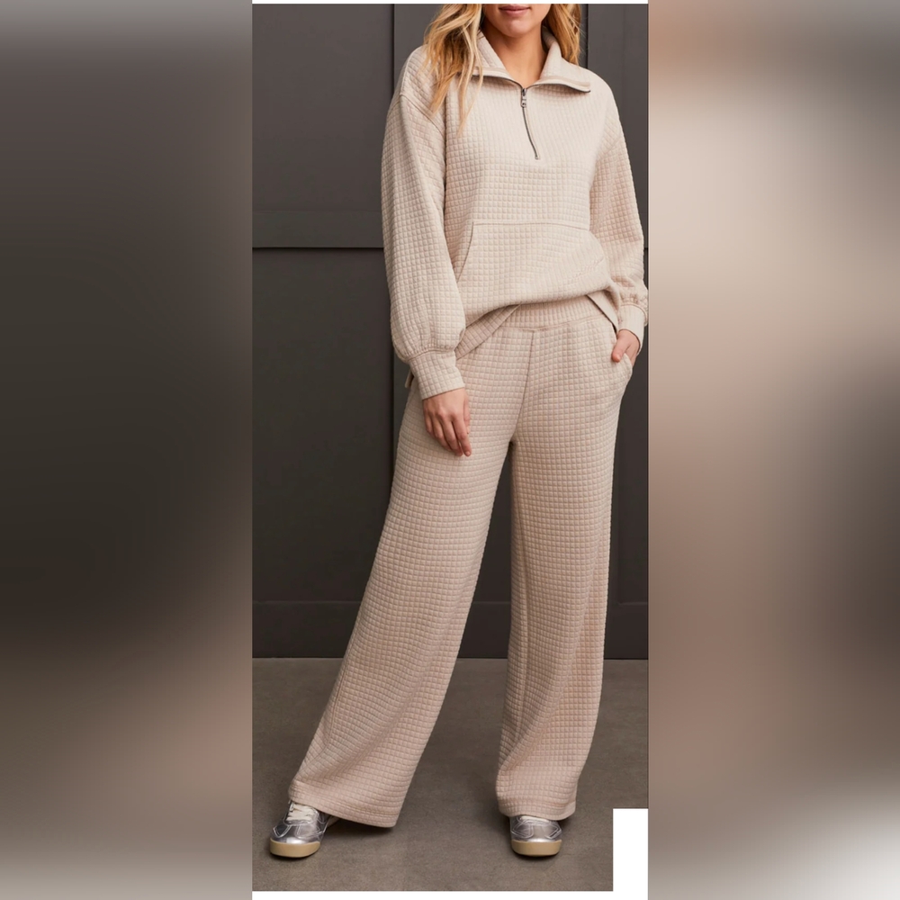 NWT Tribal Waffle Wide Leg Pull On Pant